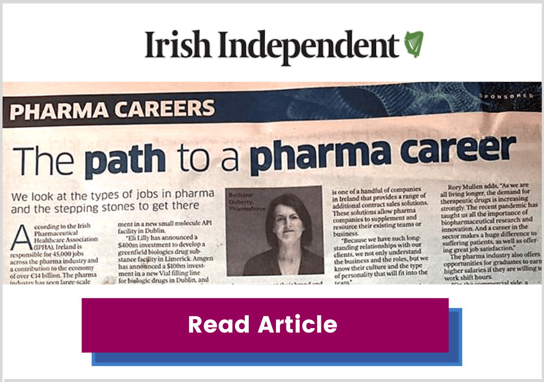  Pharmaforce features in Irish Independent